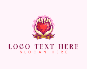 Sign - Love Hand Care logo design