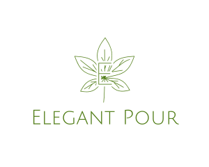 Organic Leaf Wellness Spa logo design