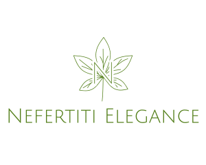 Organic Leaf Wellness Spa logo design