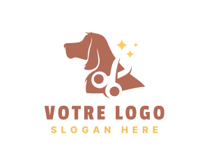 Hound Dog Grooming Scissors Logo