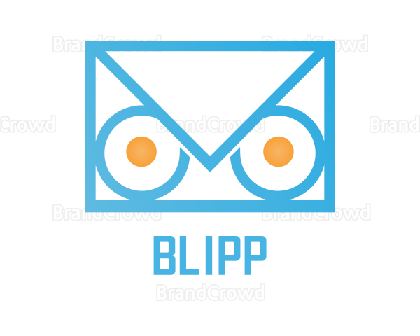 Owl Mail Envelope Logo