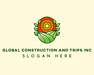 Sun Farm Agriculture logo design