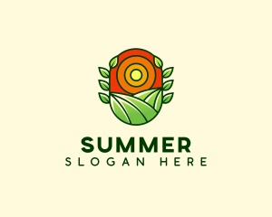 Sun Farm Agriculture logo design