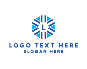 Facebook - Digital Tech Hexagon logo design