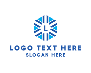 Banking - Digital Tech Hexagon logo design