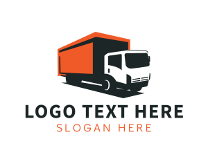 Moving Company - Delivery Van Logistics logo design
