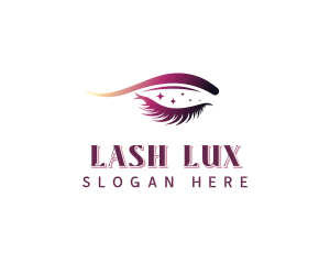 Mascara - Makeup Eyelash Beauty logo design