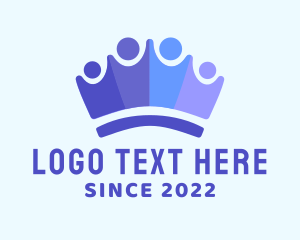 Society - Organization Family Crown logo design