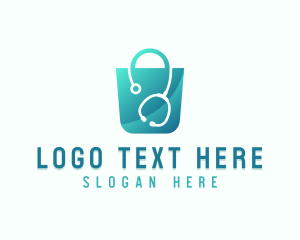 Bag - Stethoscope Medical Bag logo design