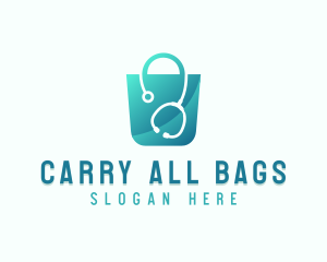 Bag - Stethoscope Medical Bag logo design