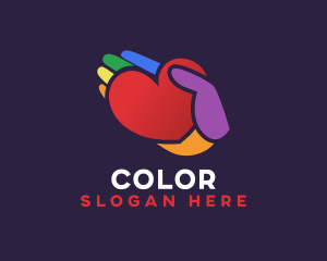 Colorful - Palm Hand Foundation logo design