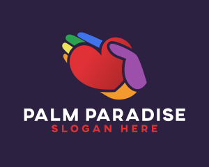 Palm Hand Foundation logo design