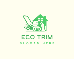 Lawn Grass Mower logo design