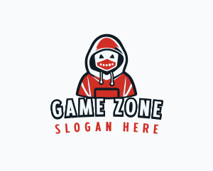 Clown Gamer Hoodie logo design