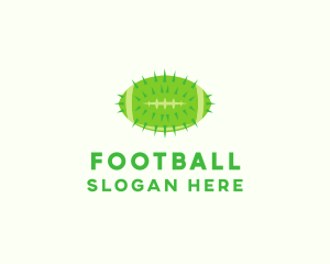 Green Cactus Football  logo design