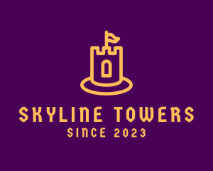 Royal Castle Tower logo design