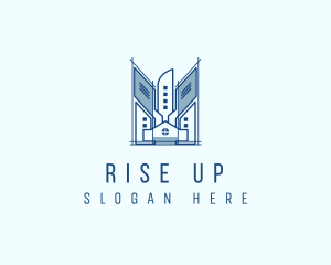 House High Rise Building logo design