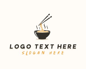 Food Trailer - Asian Noodles Ramen logo design