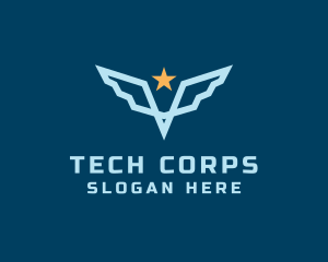 Corps - Star Wing Pilot logo design