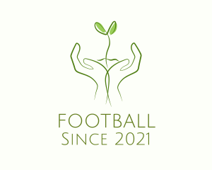 Palnt - Garden Hand Sprout logo design