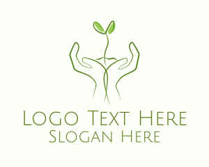 Garden Hand Sprout Logo