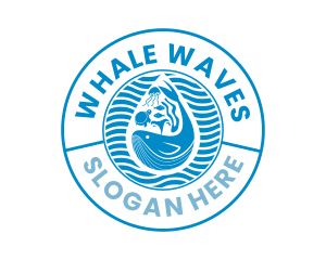 Animals Wave Droplet logo design