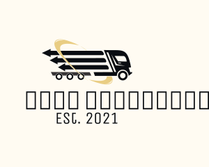 Arrow Cargo Truck  logo design