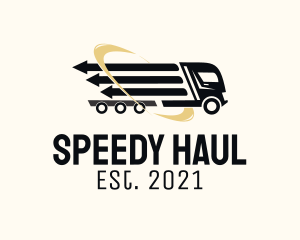 Truck - Arrow Cargo Truck logo design