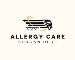 Arrow Cargo Truck  logo design