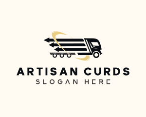 Arrow Cargo Truck  logo design