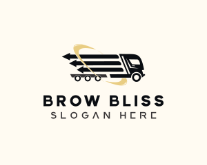 Arrow Cargo Truck  logo design