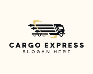 Arrow Cargo Truck  logo design