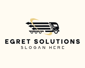 Arrow Cargo Truck  logo design