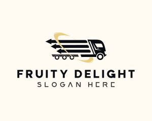 Arrow Cargo Truck  logo design