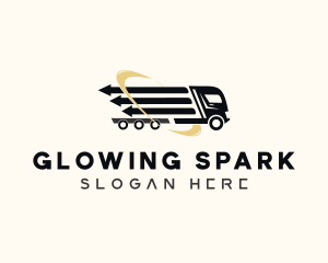 Arrow Cargo Truck  logo design