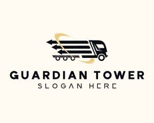 Arrow Cargo Truck  logo design