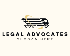 Arrow Cargo Truck  logo design