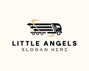 Arrow Cargo Truck  logo design