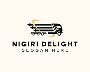 Arrow Cargo Truck  logo design