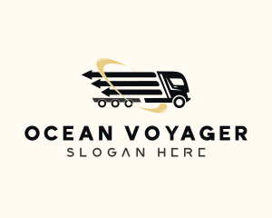 Arrow Cargo Truck  logo design