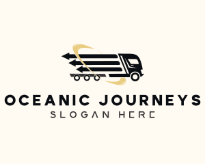 Arrow Cargo Truck  logo design