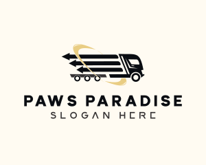 Arrow Cargo Truck  logo design