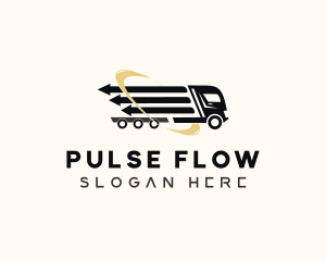 Arrow Cargo Truck  logo design