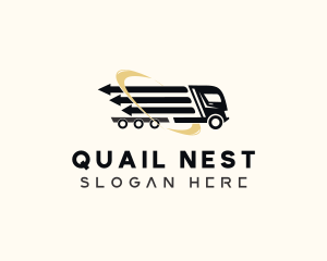 Arrow Cargo Truck  logo design