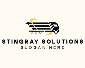 Arrow Cargo Truck  logo design