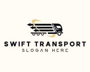 Arrow Cargo Truck  logo design