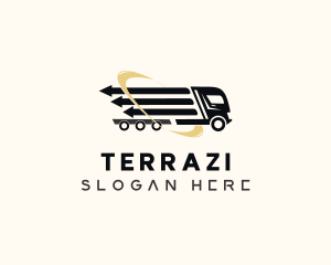 Arrow Cargo Truck  logo design