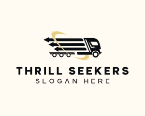 Arrow Cargo Truck  logo design