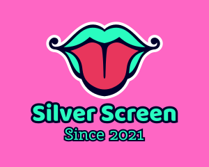 Tongue - Multicolor Tongue Lips logo design