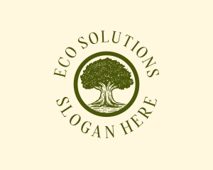 Tree Environment Eco logo design